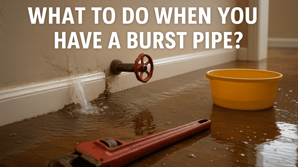 What to Do When You Have a Burst Pipe?