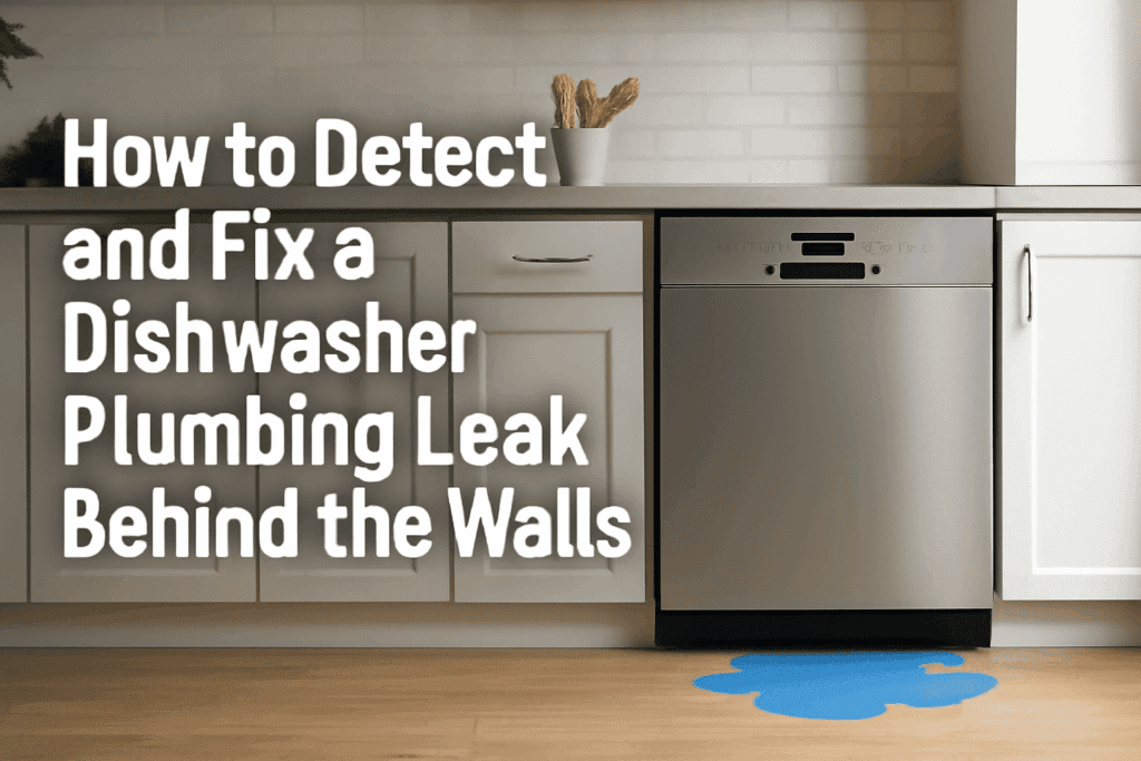 How to Detect and Fix a Dishwasher Plumbing Leak Behind the Walls