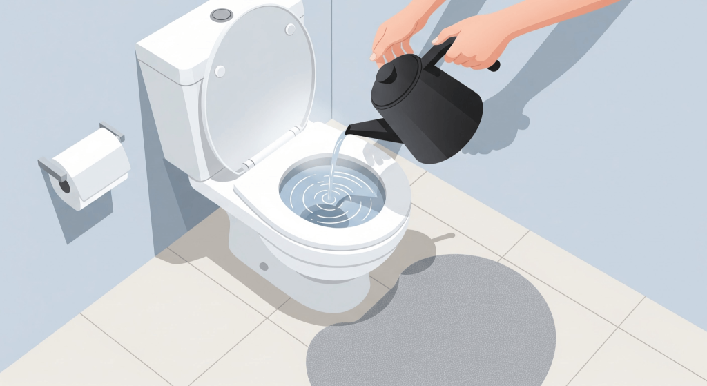 How to Unclog a Toilet Without a Plunger Fast