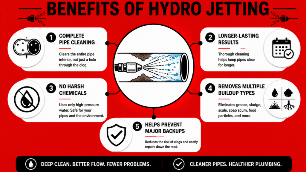 Benefits of Hydro Jetting