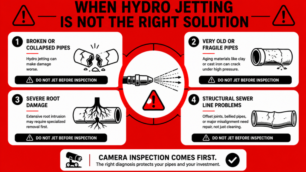 When Hydro Jetting is not the Right Solution